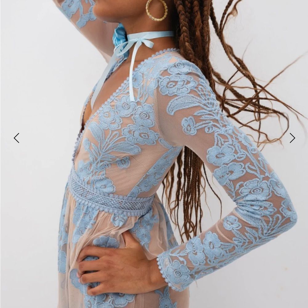NWT For love and Lemons Temecula maxi dress size XS and S NWT MSRP$298 - Picture 4 of 12